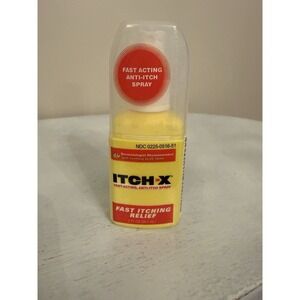 1 ITCH-X Fast Acting Anti Itch Spray 2oz Bottle  Exp 10/2025 New